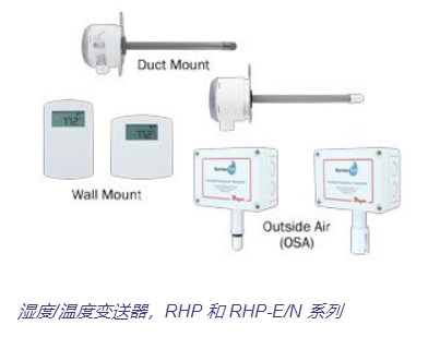 湿度/温度变送器，RHP 和 RHP-E/N 系列