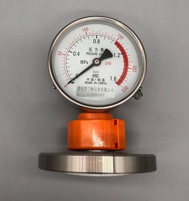 YTS-100、150耐酸压力表 